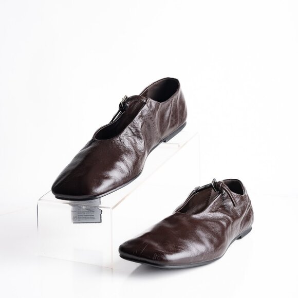 Massimo Dutti Brown Leather Loafers - Picture 1 of 8